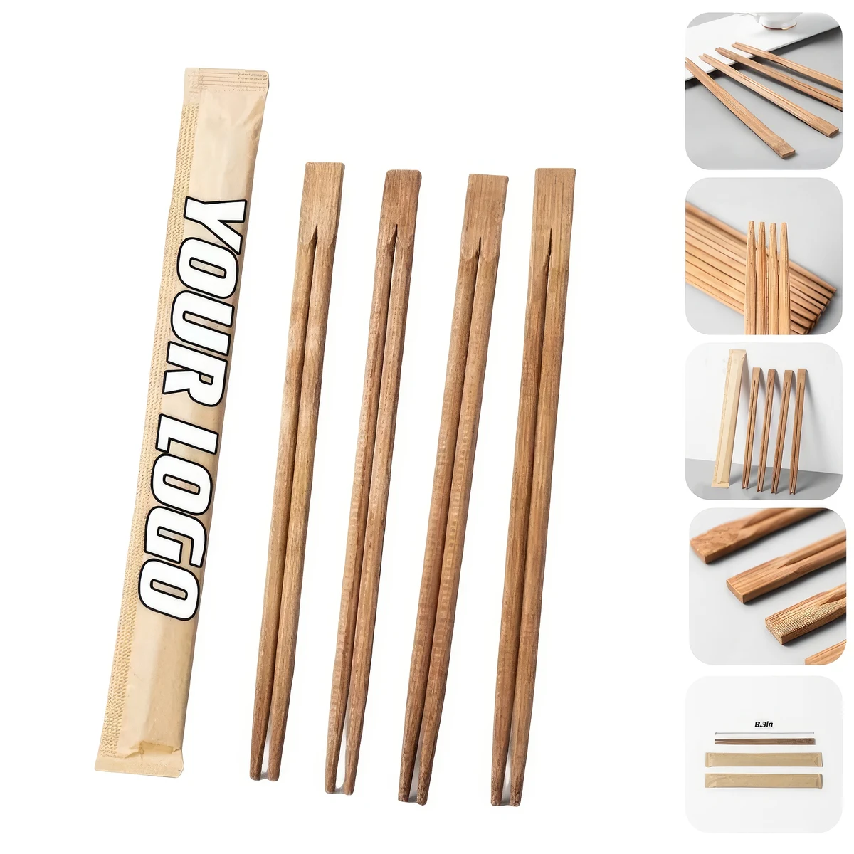 Custom Disposable Bamboo Chopsticks For Chinese Food 1