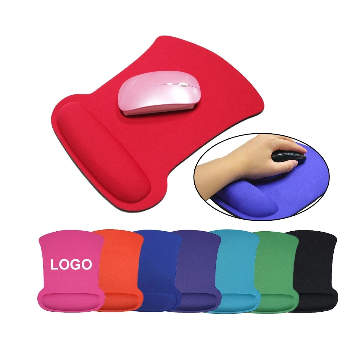 Computer Mouse Pad with Wrist Rest 1