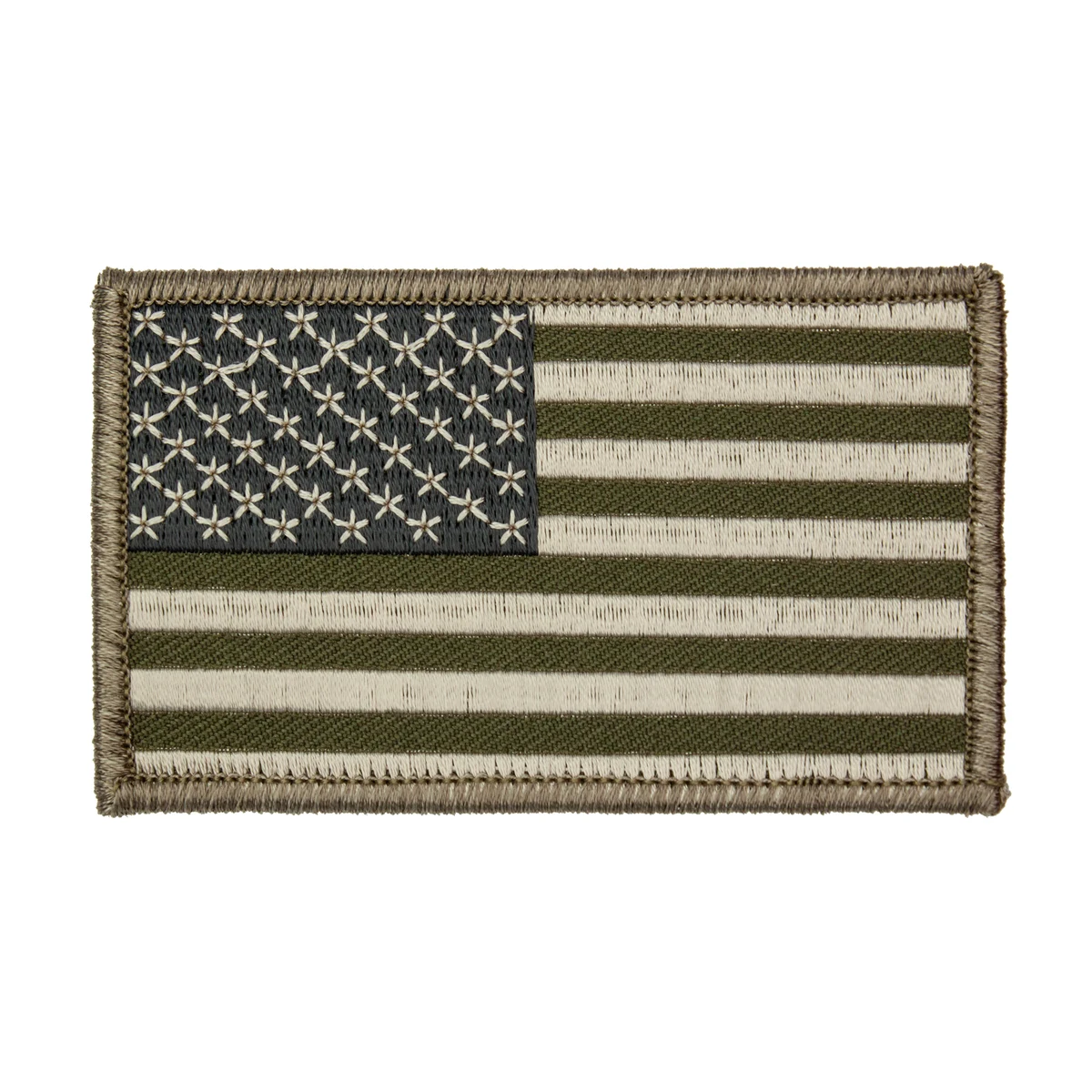 Green U.S. American Flag Patch 1