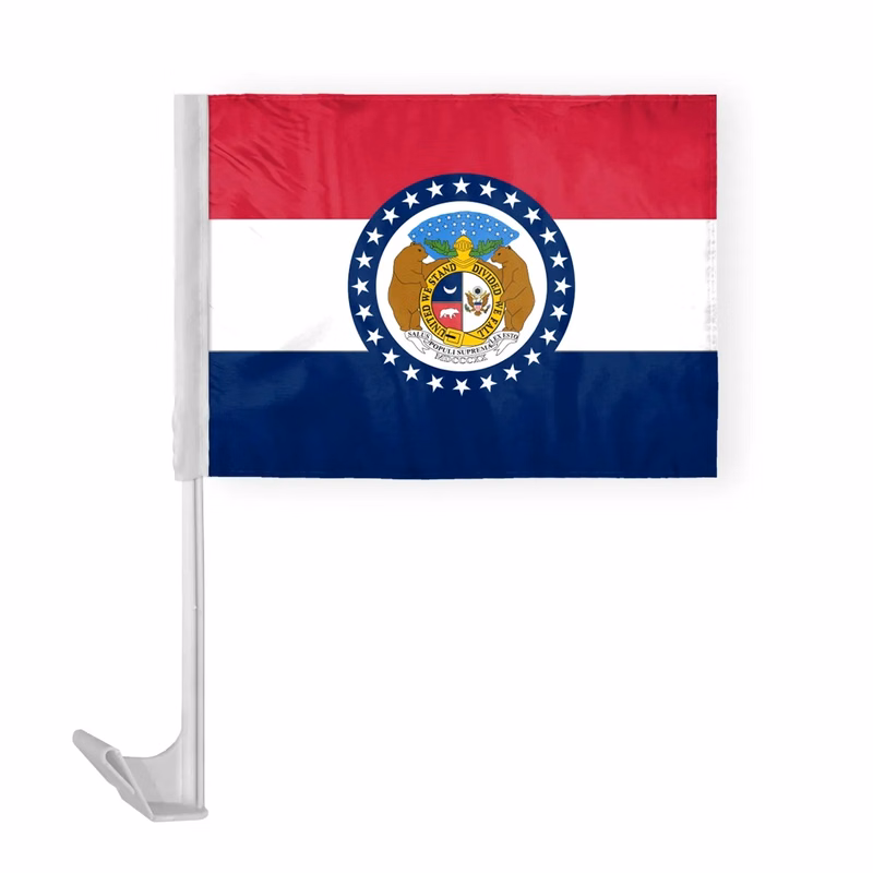 12"x16" & 10.5"x15" Missouri Car Flags