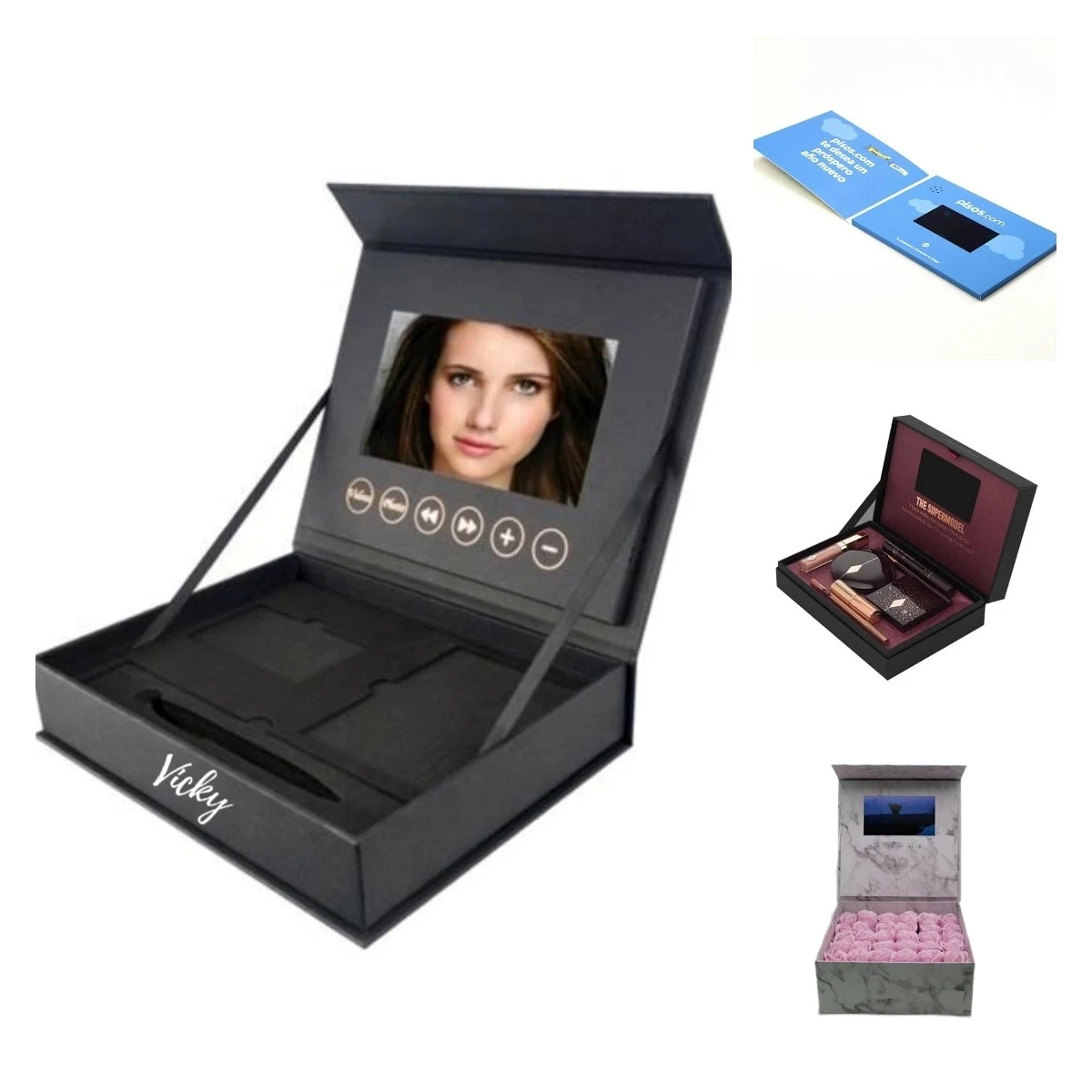 Customized 5.0" Hd Screen Video Playing Gift Box 1