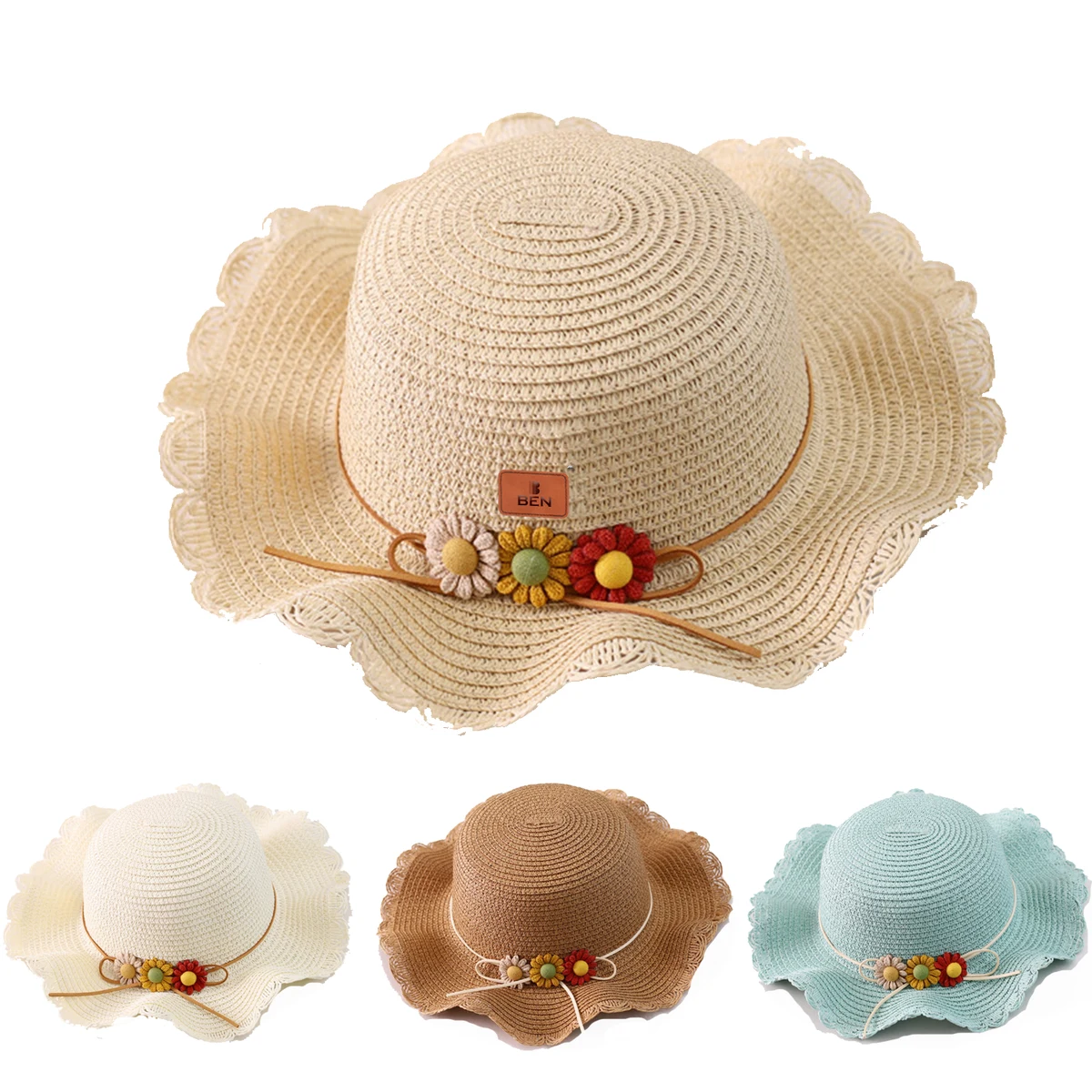 Children's Summer Sun Protection Fishing Hat and Bag 1