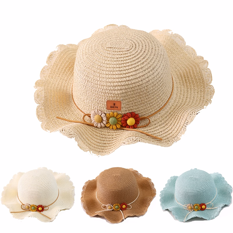 Children's Summer Sun Protection Fishing Hat and Bag