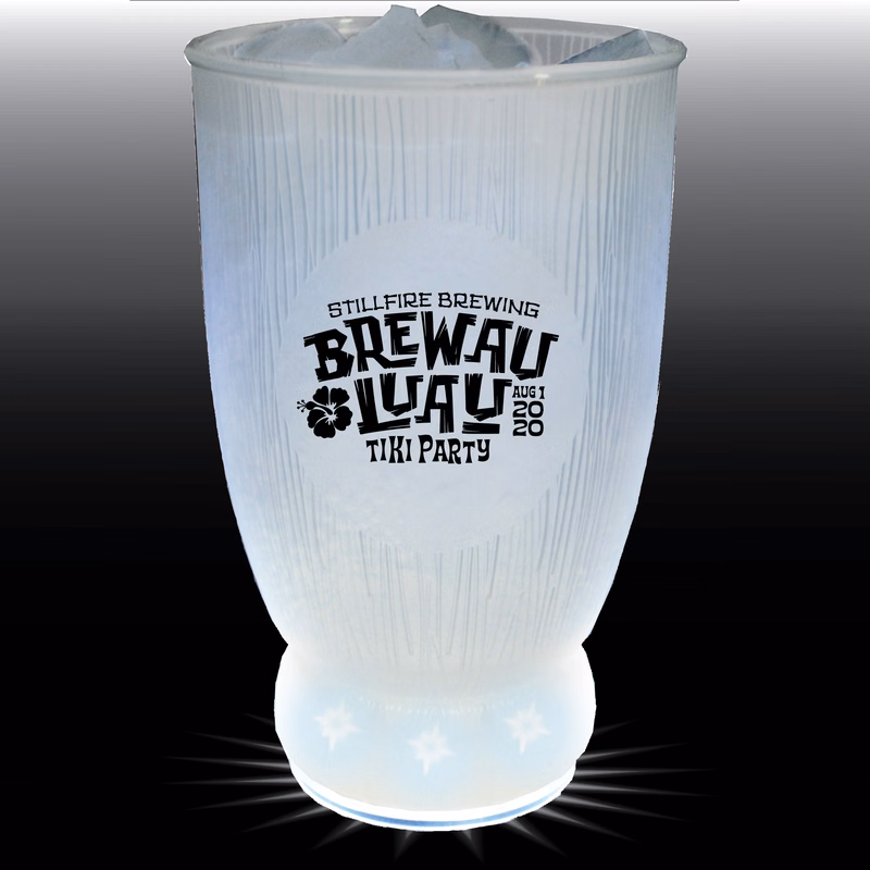 18oz 5-Light Plastic Coconut Cup