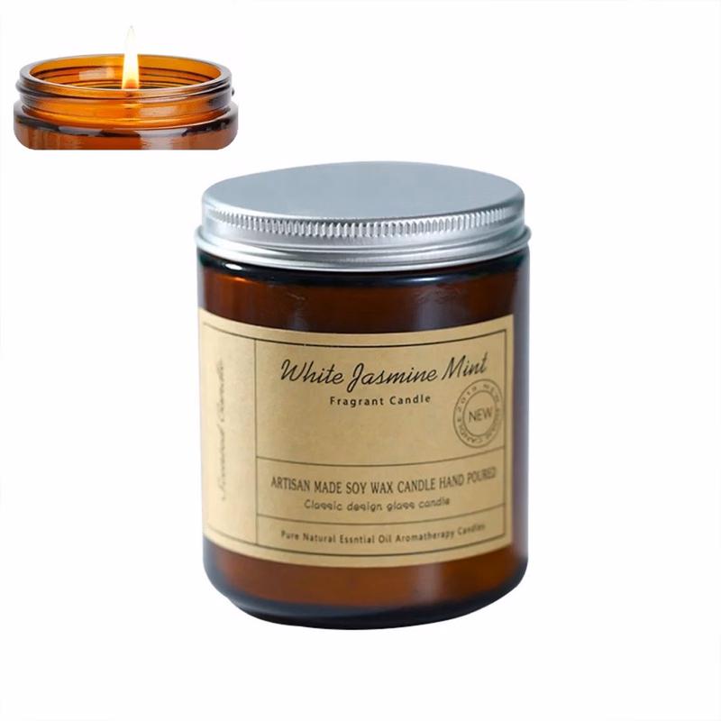 MOQ 10 pcs 6.7 Ounce Aromatic Soy Wax Candle