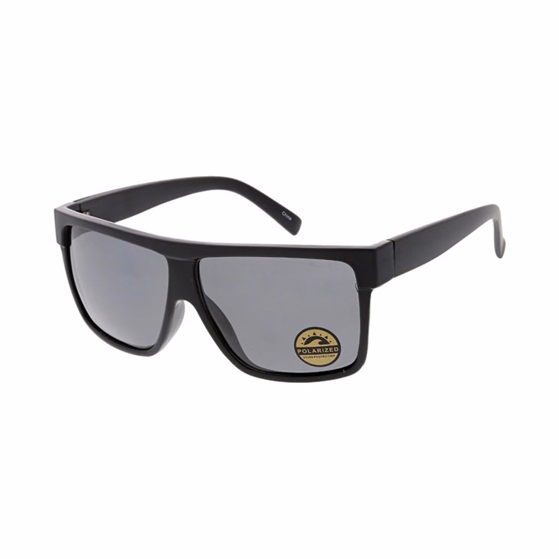 Assorted Unisex Wave Runner Frame Plastic Sunglasses Polarized Lens