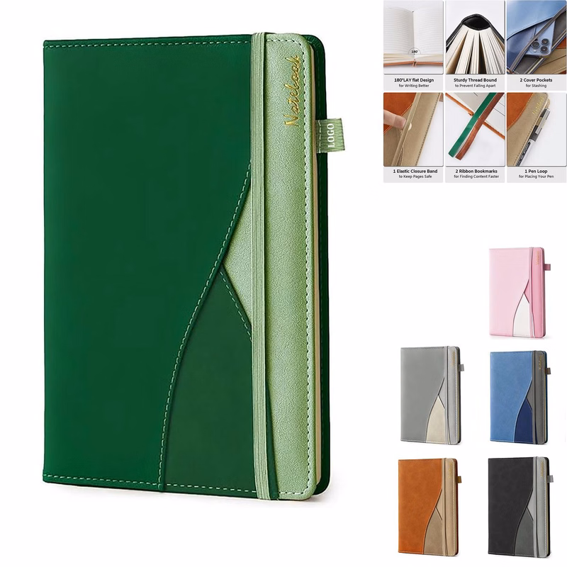Notebooks with Hardcover Numbered Leather
