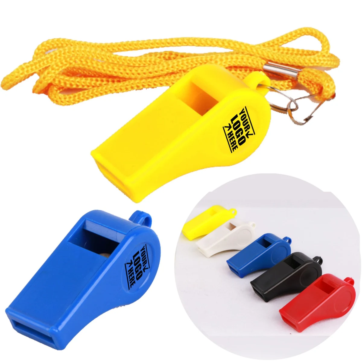 ABS Whistle with Lanyard 1
