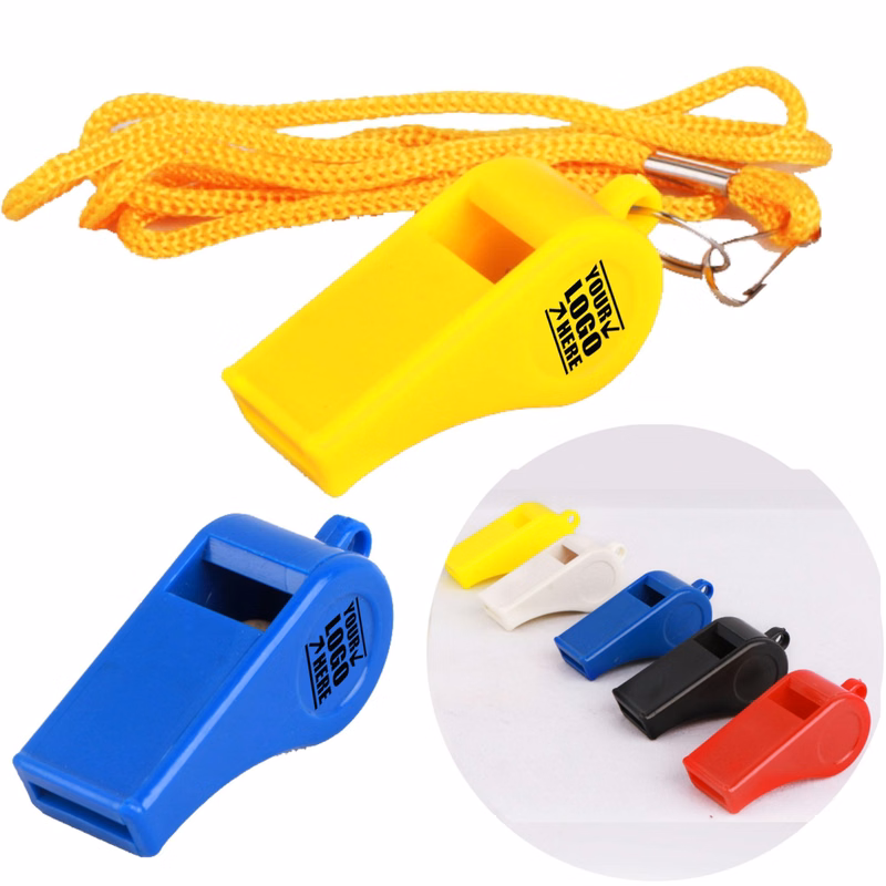 ABS Whistle with Lanyard