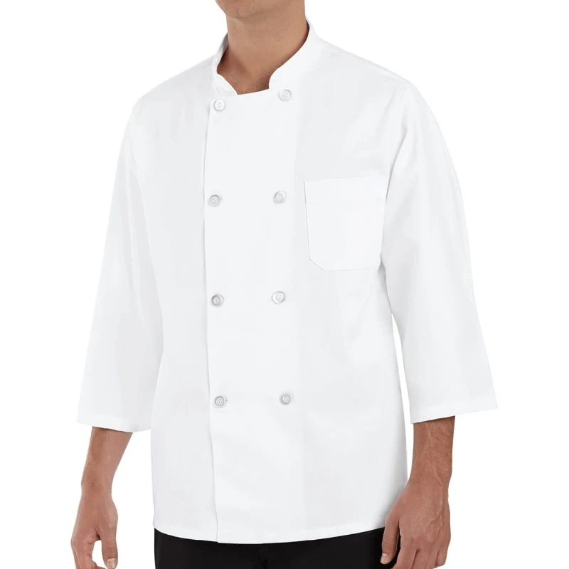 Chef Designs Three-Quarter Sleeve Chef Coat - 0402 1