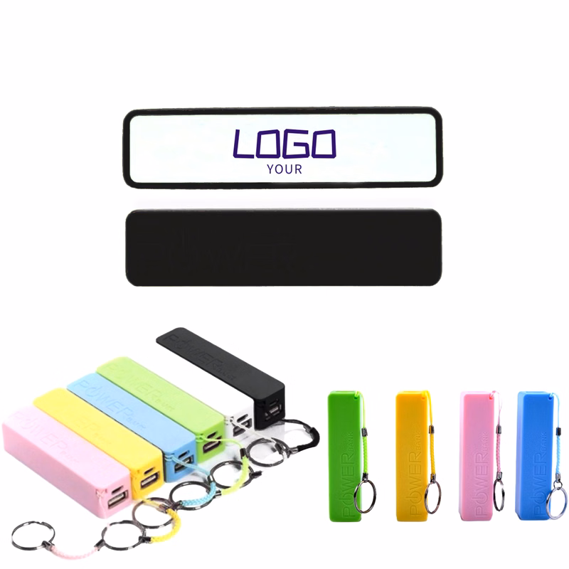 Colorful Portable Power Bank with Keychain