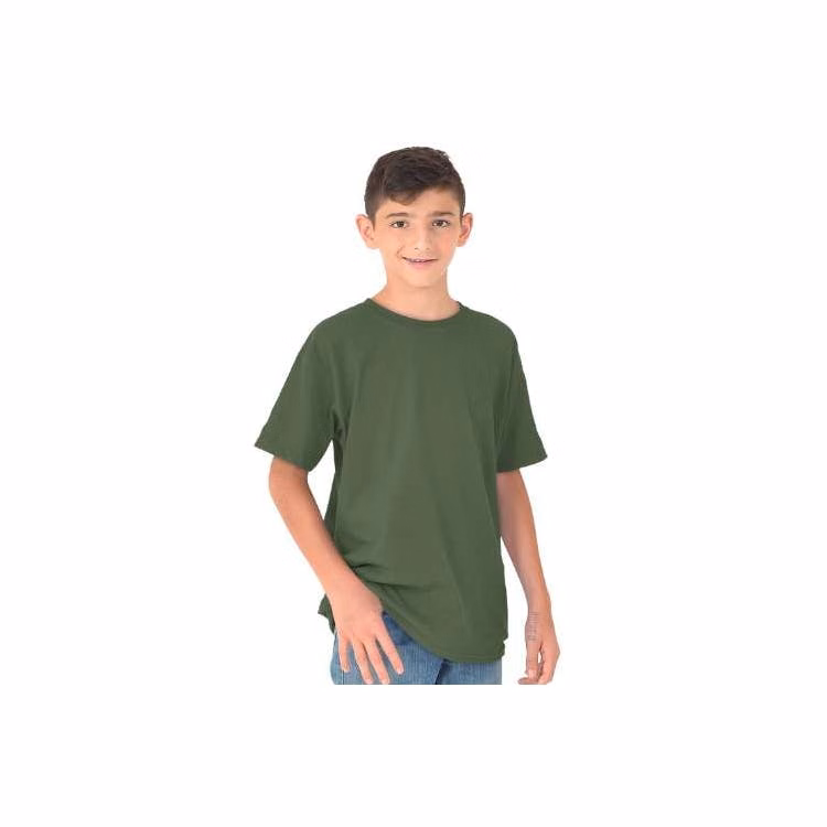 Kids' Cotton T-Shirts - Green S-XL