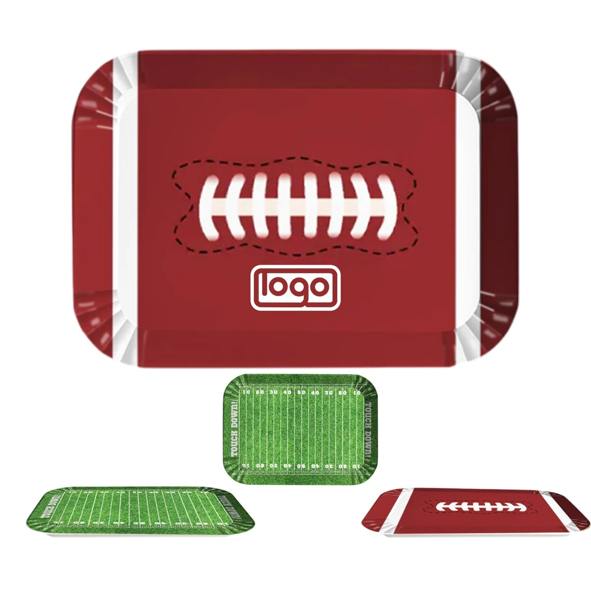 Paper Disposable Football Tray 1