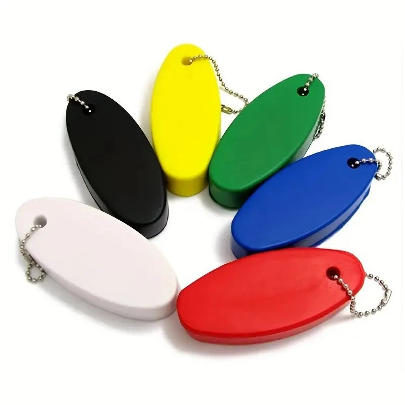 Soft Oval Floater Keychain 1