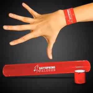 Red 8 3/4" Slap Bracelet