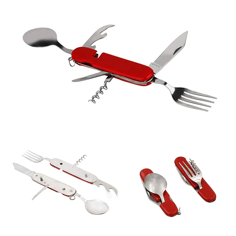 6-in-1 Multifunctional Folding Cutlery Set 1