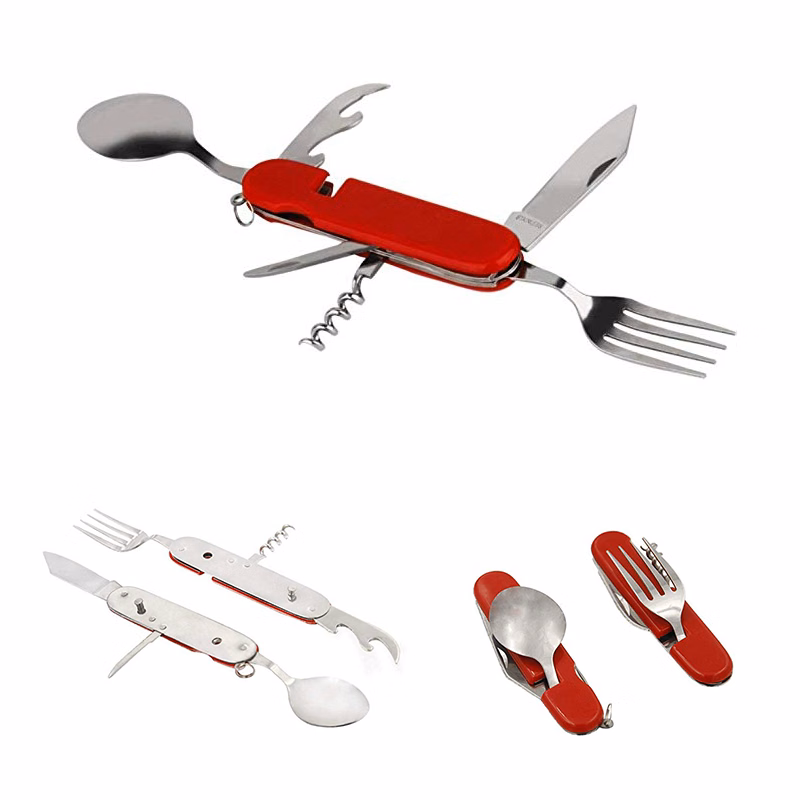 6-in-1 Multifunctional Folding Cutlery Set