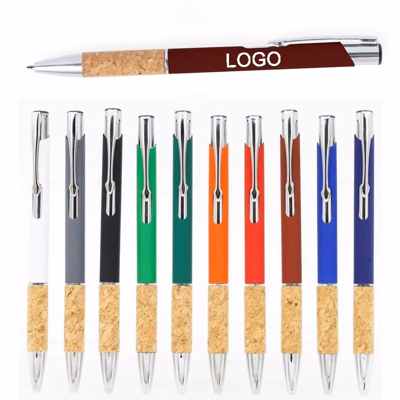 Softy Metal Pen with Natural Cork Grip