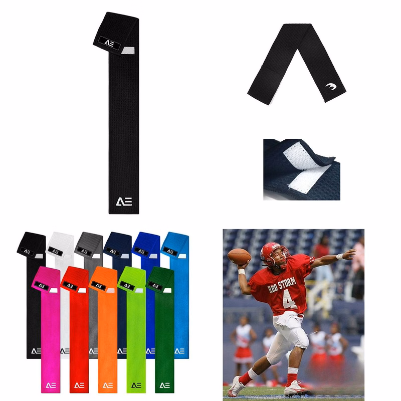 Thin Streamer Football Clean Towel with Hook and Loop Fastener