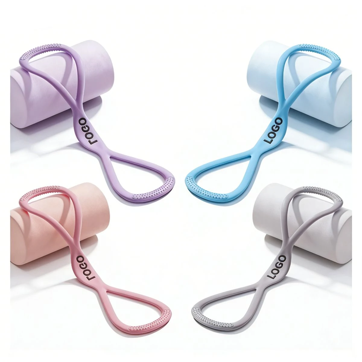 Portable Silicone 8 Shaped Stretch Band 1