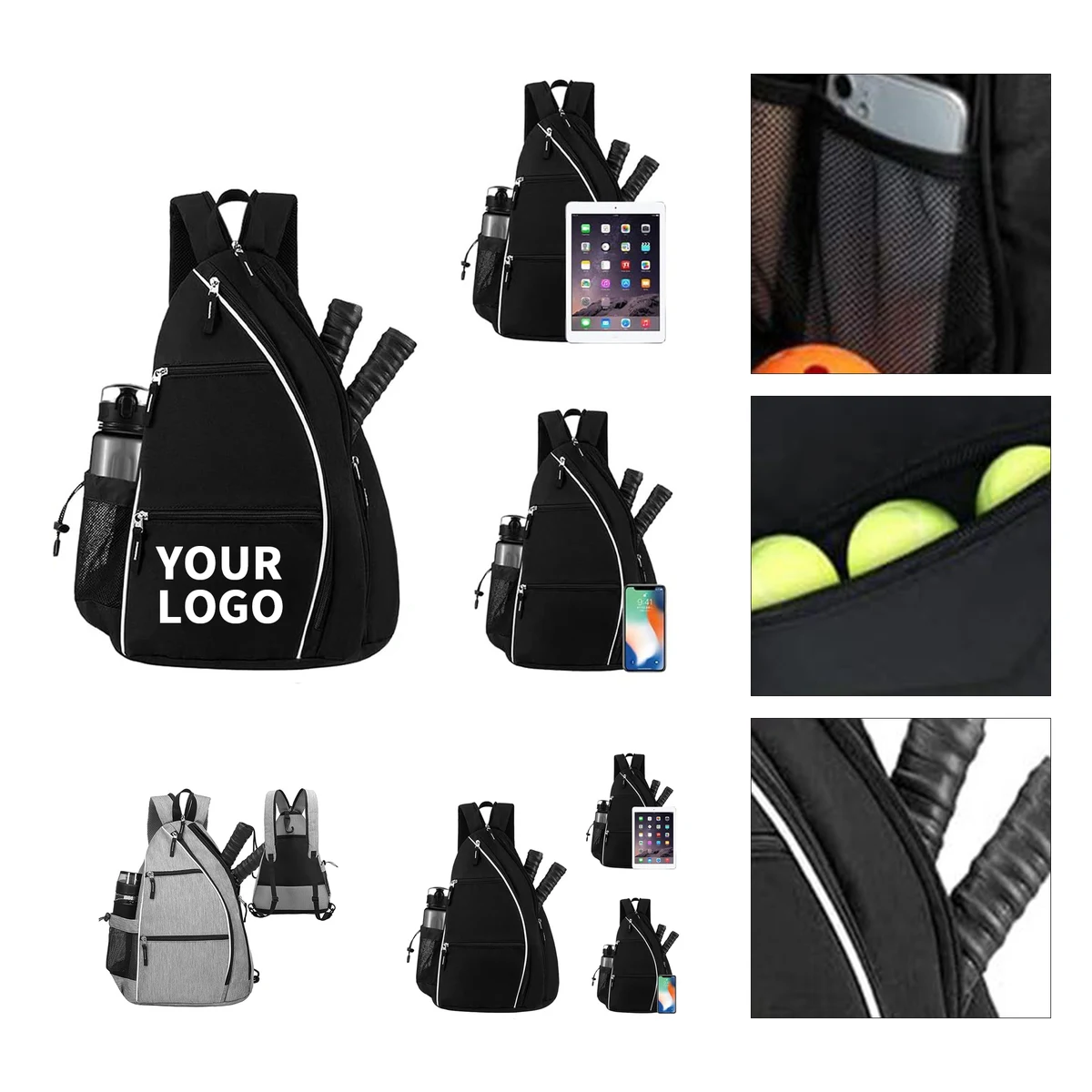 Multi Pocket Pickleball Gear Backpack 1