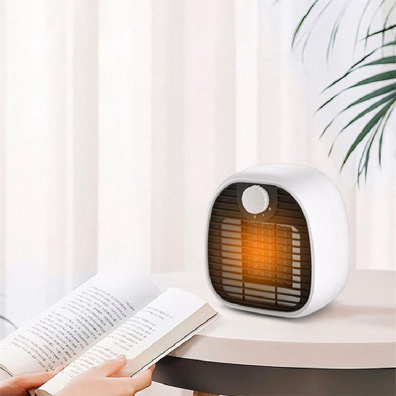 Desktop hot air fast heating heater
