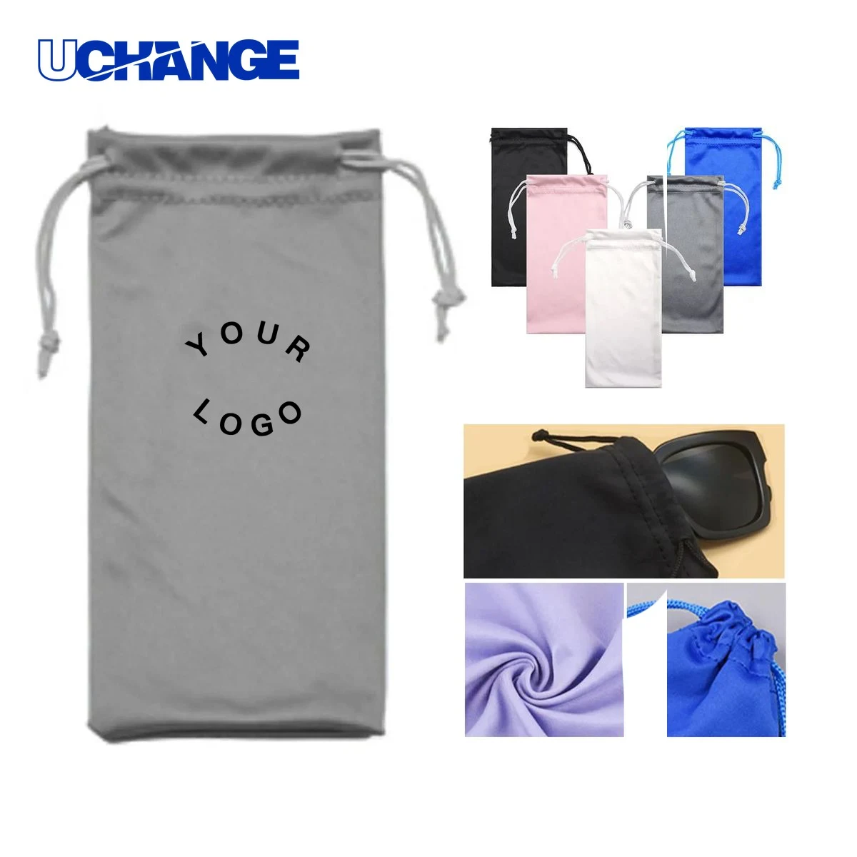 Eyeglass Storage Bag Case with Microfiber Lining 1