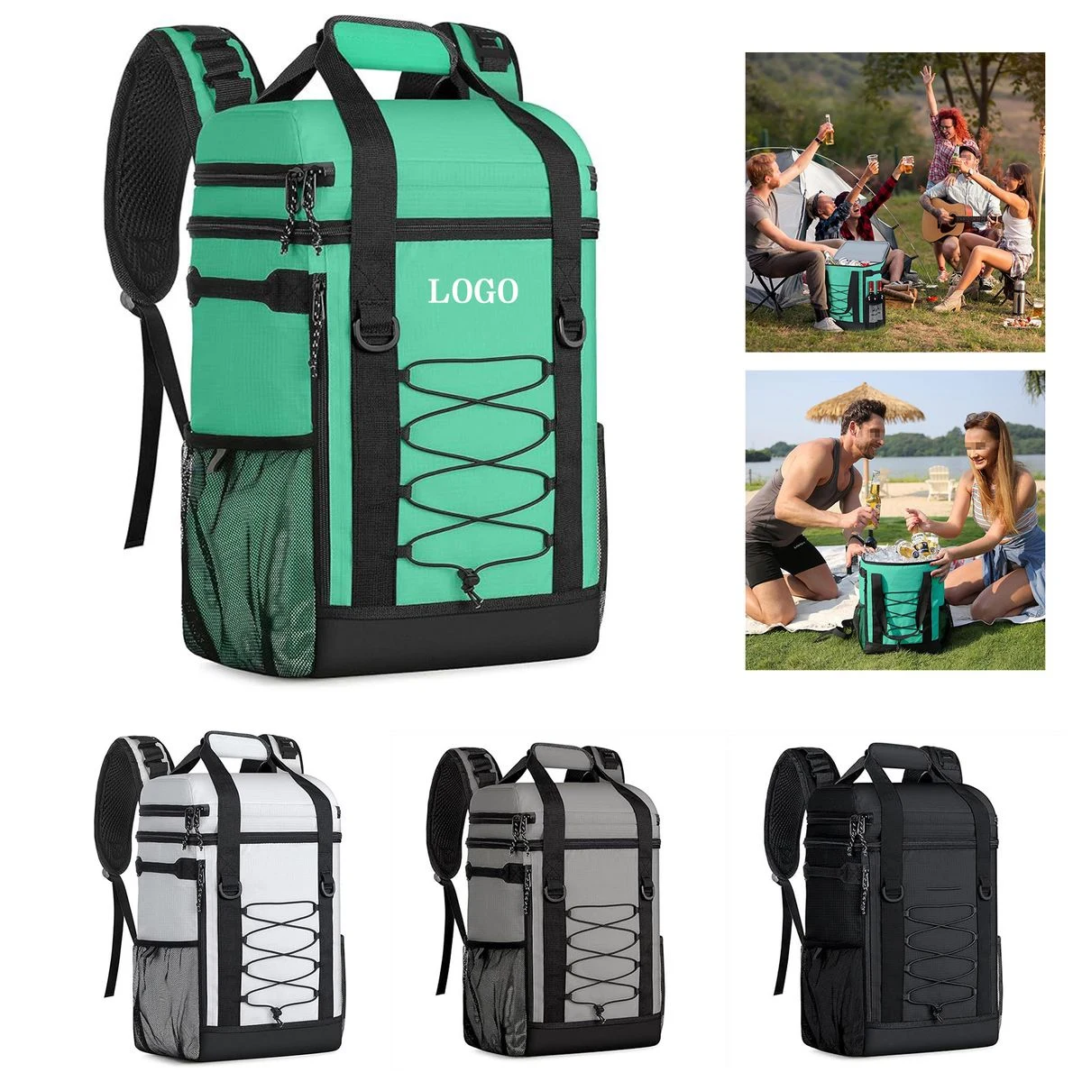 36 Cans Multifunctional Leakproof Cooler Backpack 1