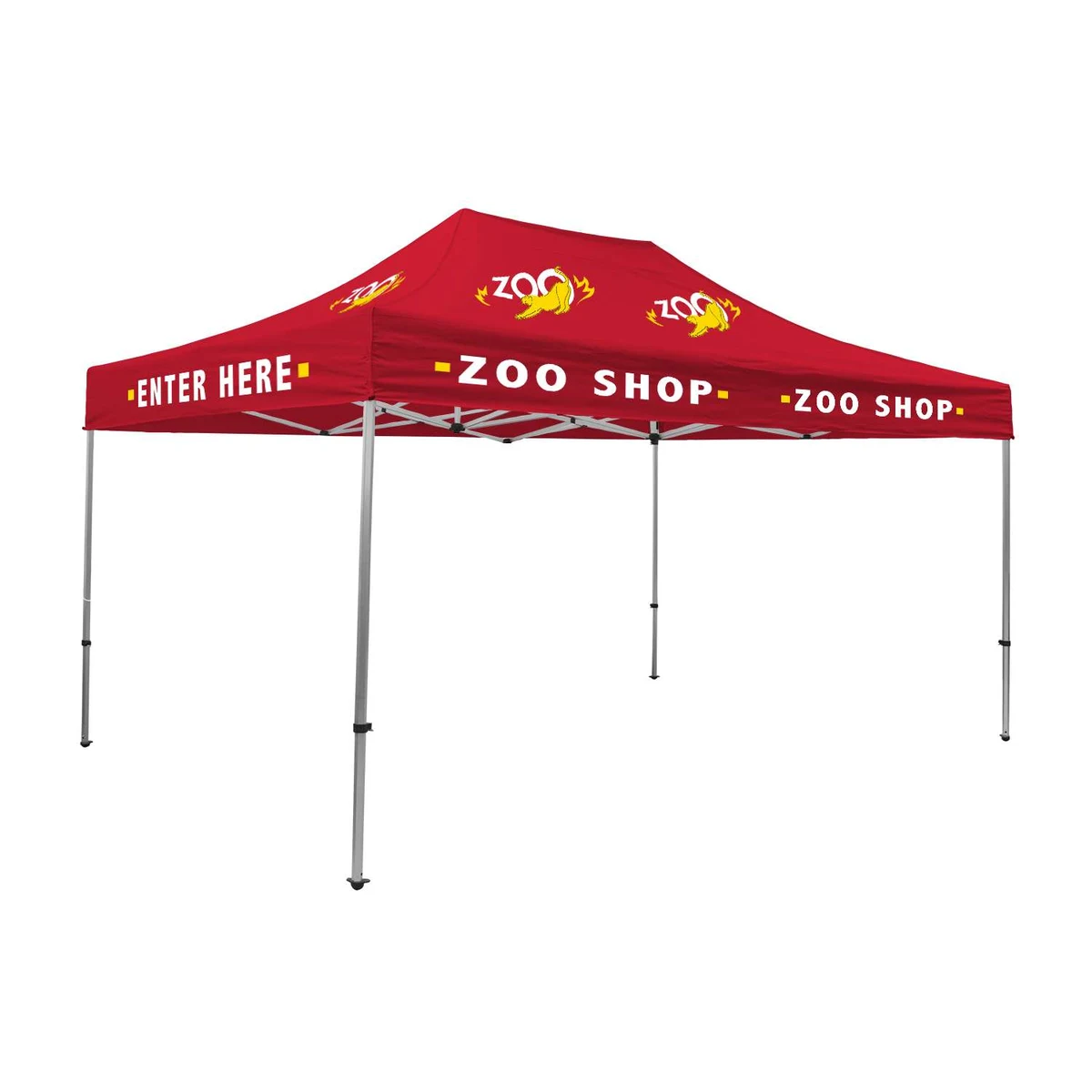 15' Premium Tent Kit (Imprinted, 8 Locations) 1