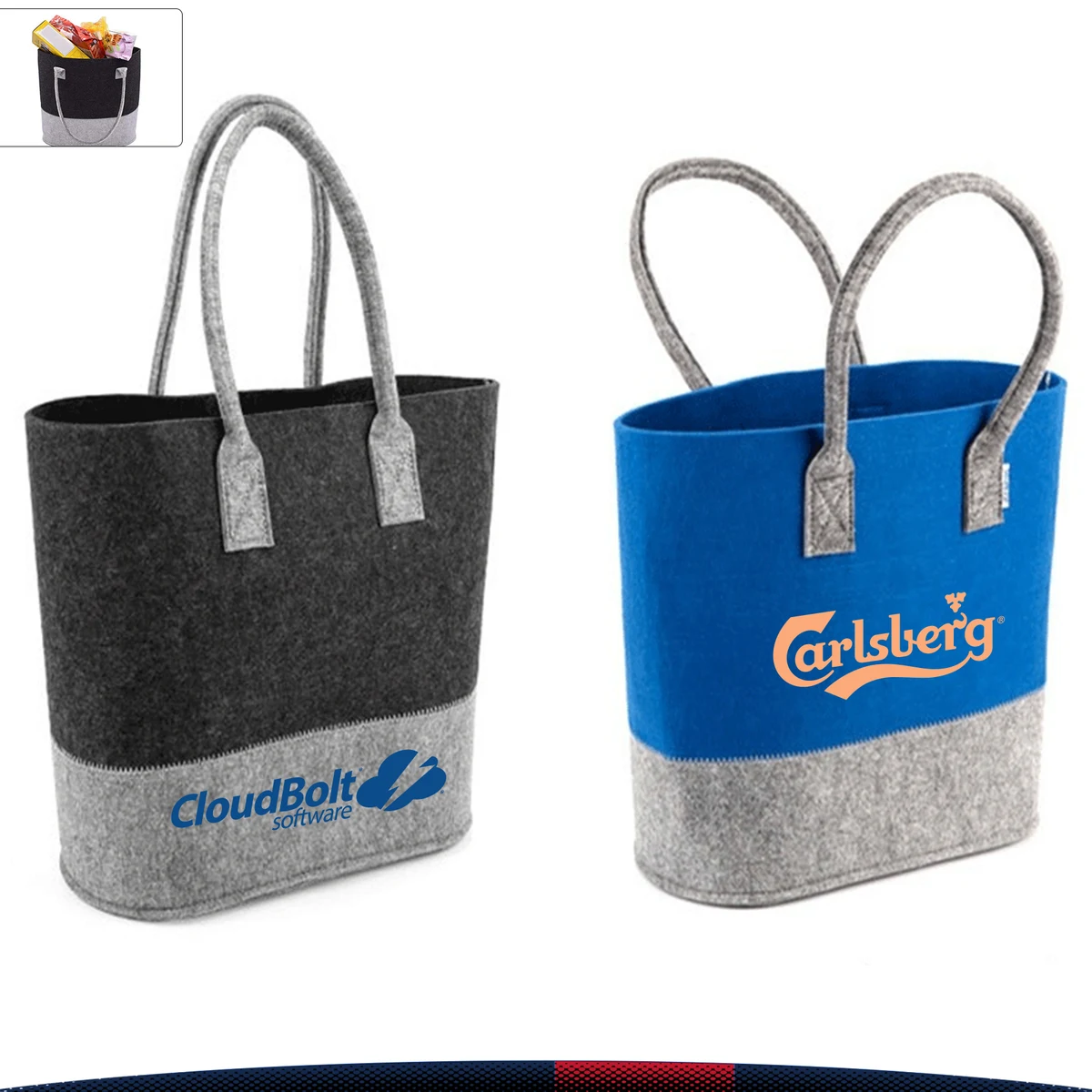 Color Contrast Bucket Bag 1
