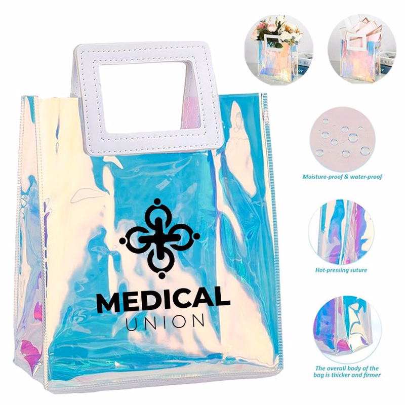 Holographic PVC Tote Gift Bags