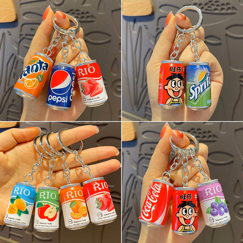 Can Shaped Keychain