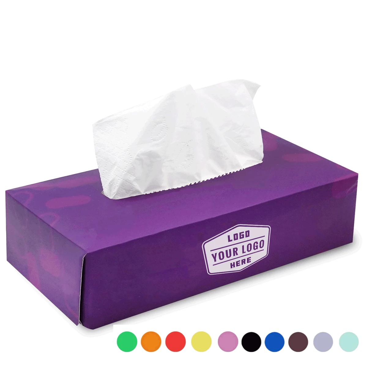 Full Color Printing Tissue Rectangle Box with Tissues 1