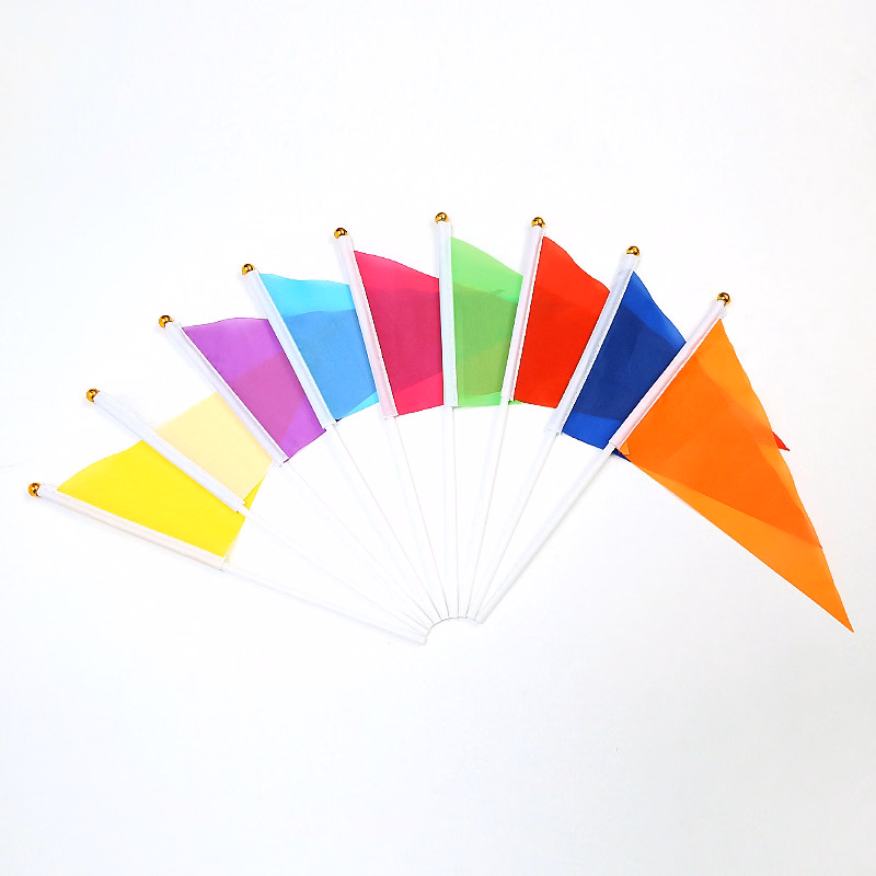 Triangle Size Small Stick Flags