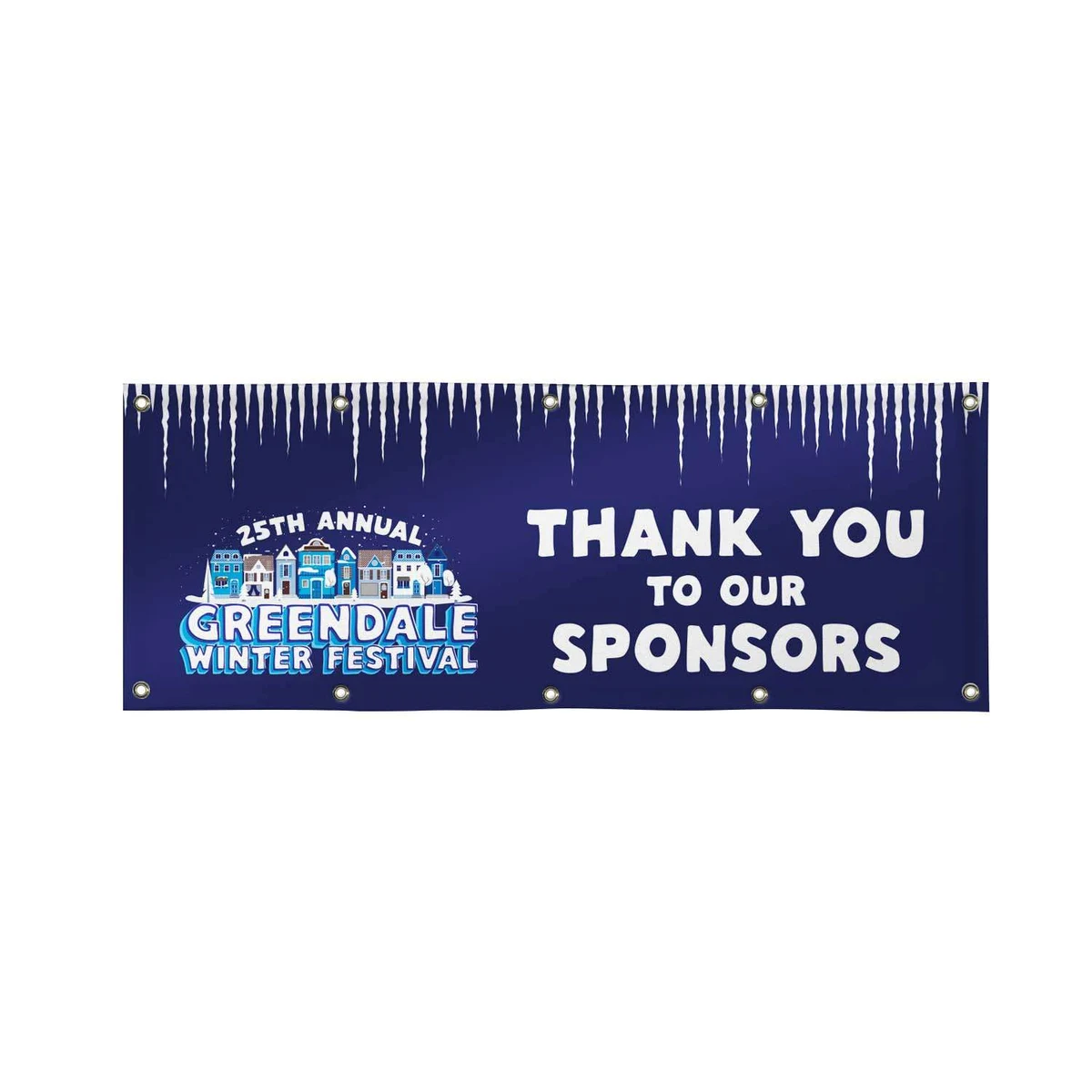 3' x 8' 18 oz. Vinyl Banner Single-Sided 1