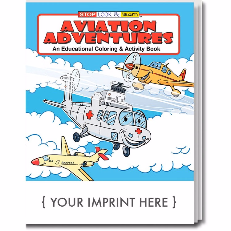COLORING BOOK - Aviation Adventures Coloring & Activity Book