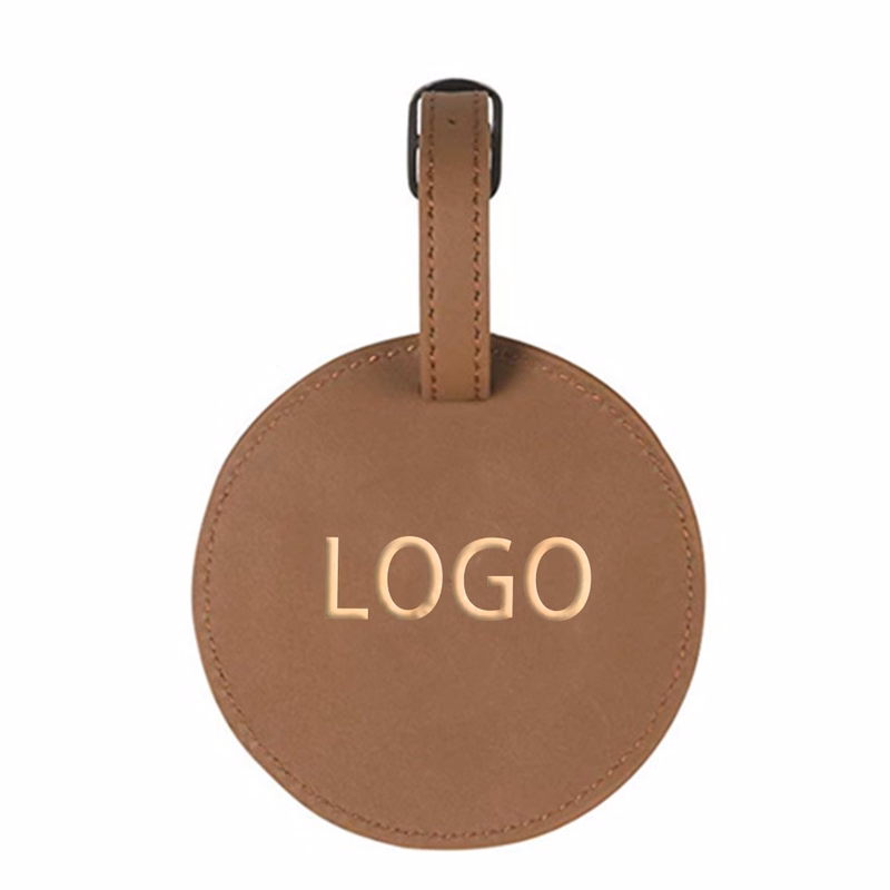 Round Shape Leather Golf Tees Holder
