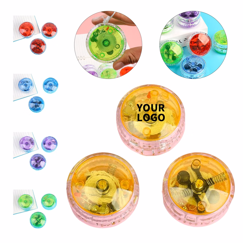 LED Flash Yoyo Toy Illuminated Spin Design