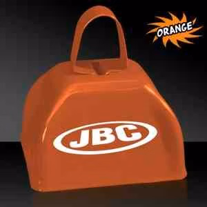 Orange 3" Metal Cowbell(Pad Print)