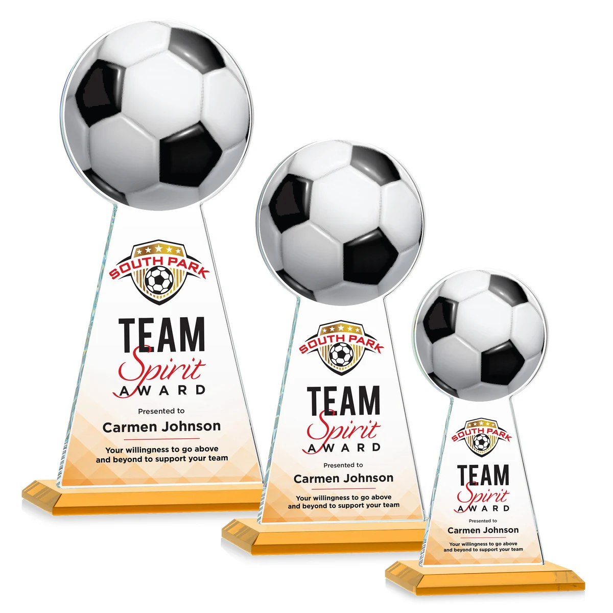 Edenwood Soccer VividPrint™ Award - Amber 1