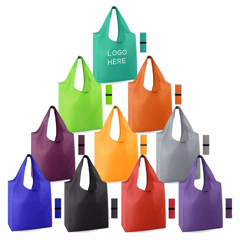 Large Folding Reusable Bags Totes