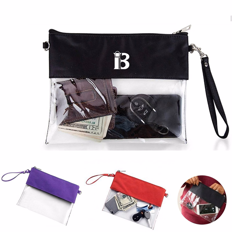 Transparent shoulder strap bag