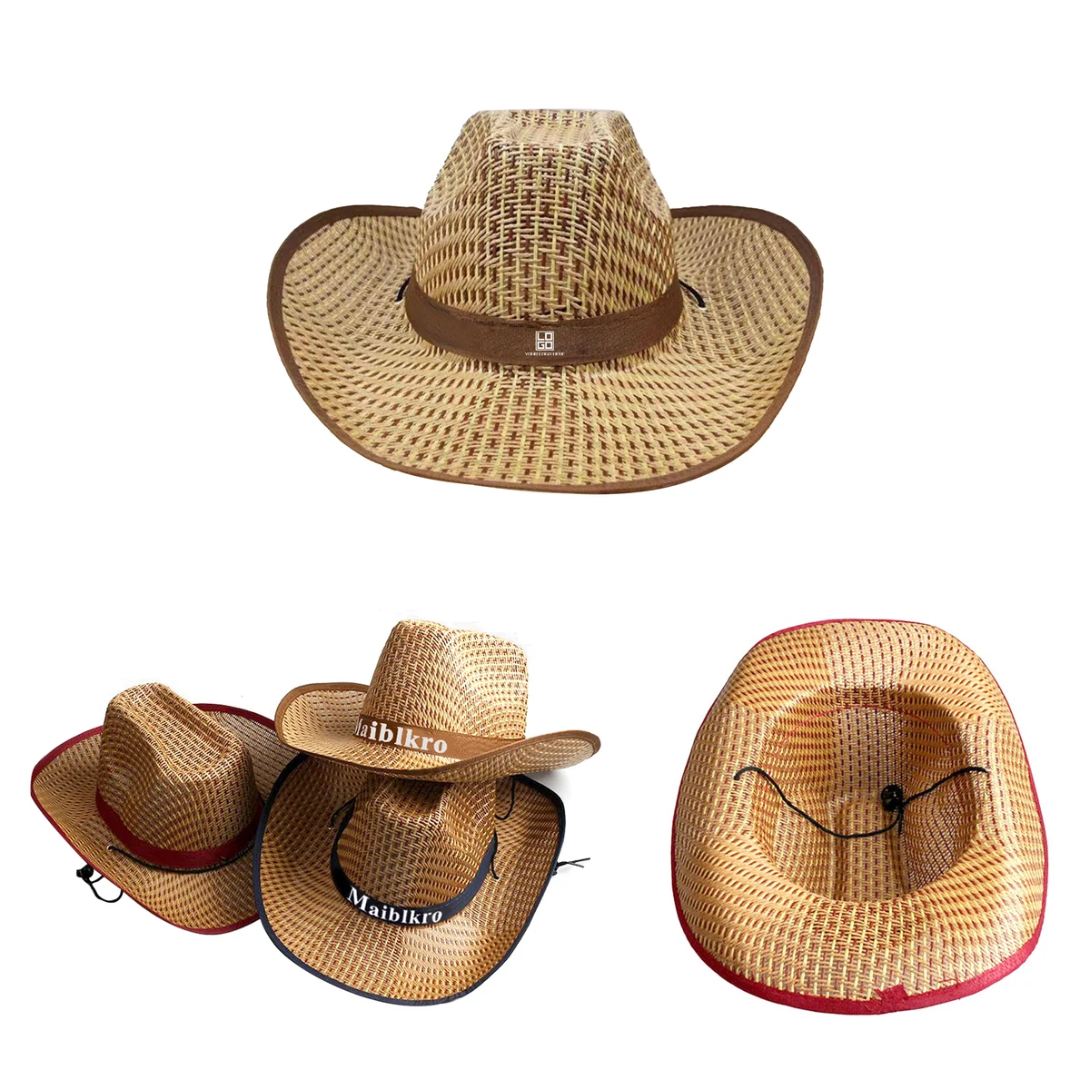 Western Cowboy Straw Hat 1