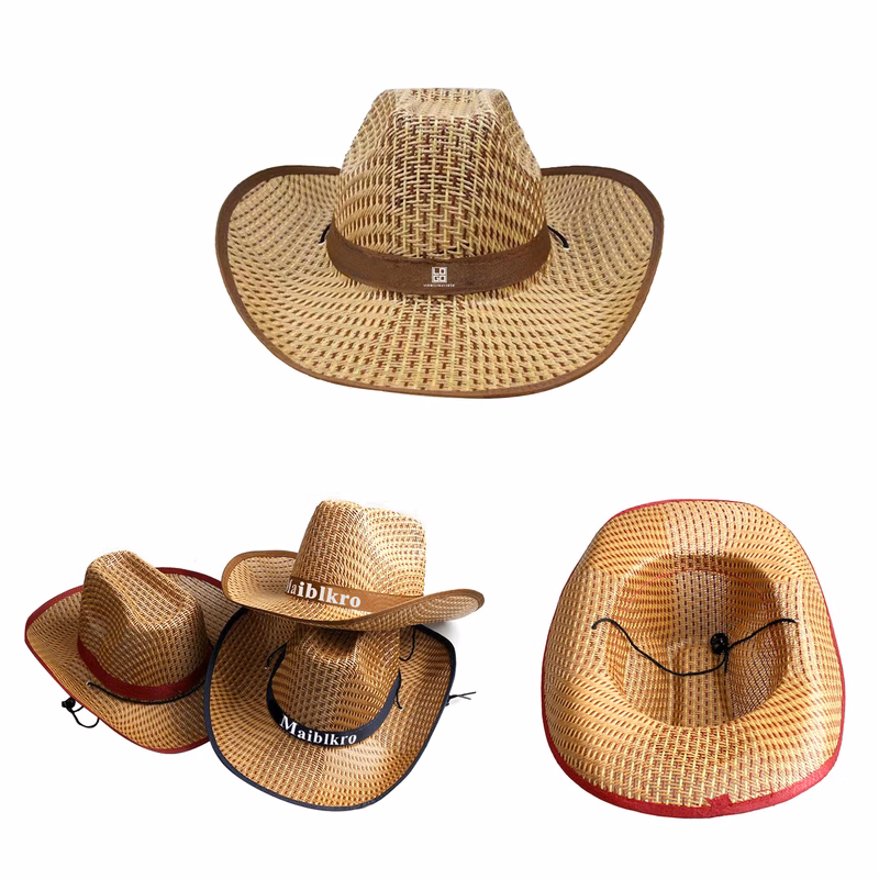 Western Cowboy Straw Hat