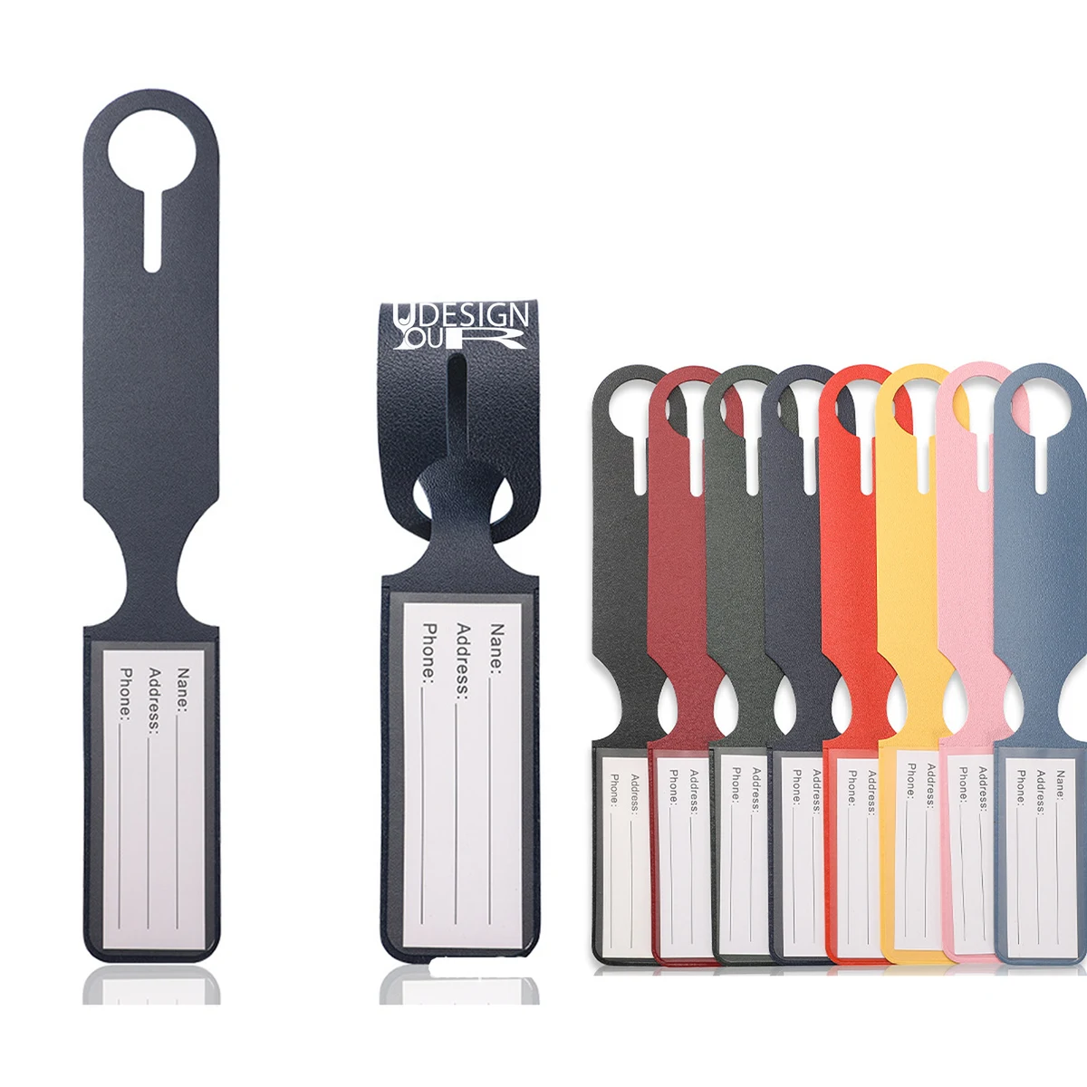 Leather Identifiers Travel Tags 1