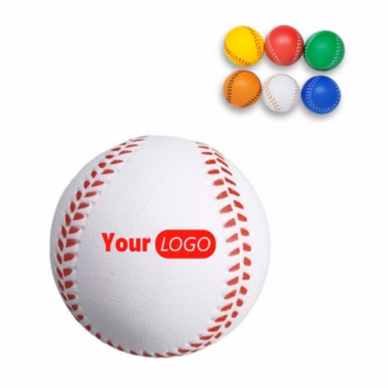 2.5-Inch Diameter Baseball-Shaped Stress Relief Toy