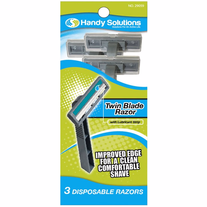 Men's Disposable Razors - 3 Pack Twin-Blade