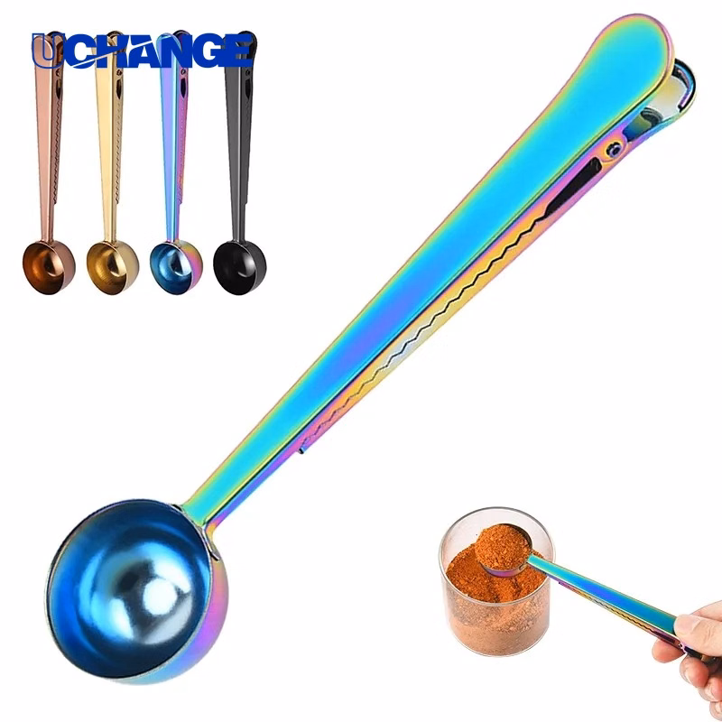 2-in-1 Stainless Steel Coffee Spoon Measuring & Stir Tool