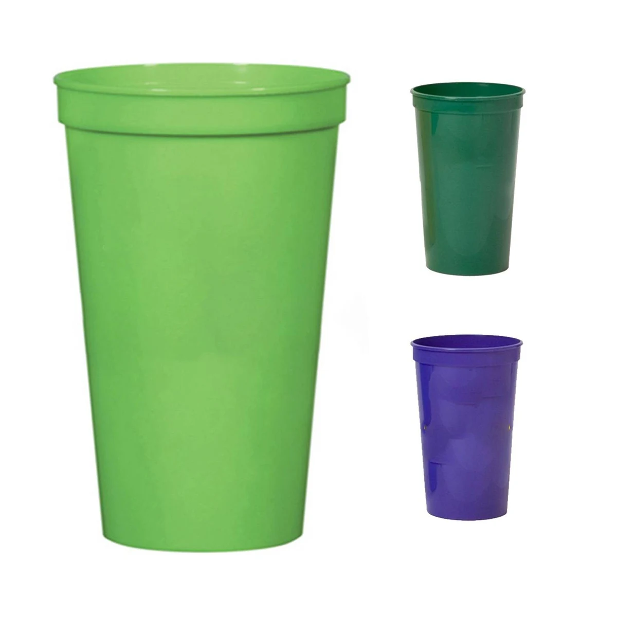 32 Oz. Big Plastic Stadium Cup 1
