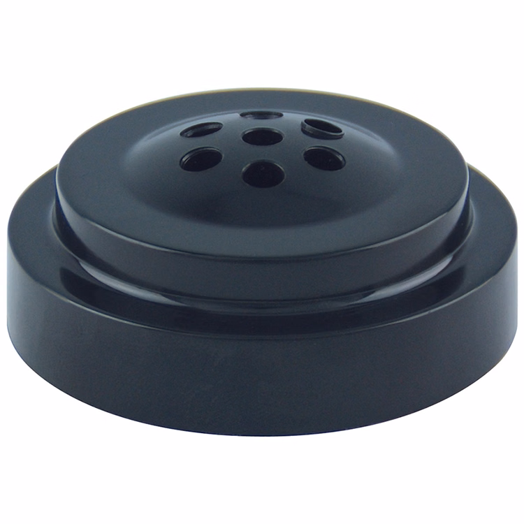 7 Hole Black Plastic Flag Base for 4" x 6" Stick Flags with 10" Staffs